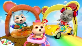 Who Is My Real Brother ❓ Destiny Run Rich Broke Song | Baby Game Challenge | Wolfoo Kids Songs