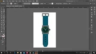 I draw my First wrist watch art,learned from GFX Mentor.