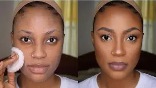 NATURAL MAKEUP TUTORIAL FOR #WOC || Using AFFORDABLE PRODUCTS *Beginner Friendly*