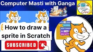 Scratch Tutorial - How to Make a own sprite in scratch |Paint a Sprite in scratch| 