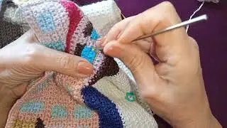 Интарсия крючком.Шапочка