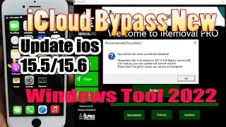 iPhone iCloud Bypass New Update ios 15.5 / 15.6 Windows Tool | With Sim Signal / Call / Network Fix