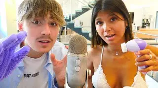 ASMR WITH MY GIRLFRIEND (IN VILLA)
