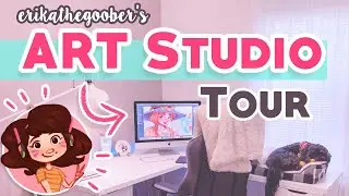 ART STUDIO TOUR!! 🎨 | My Freelance Digital Art Studio SetUp!