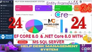 EP 24 Help Desk Management System  EF Core  NET Corell .NET 8.0 Tickets, Users, Roles, Audit Logs 🚀💥