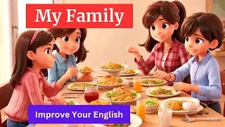My Family | Learn English | English Conversation Practice | improve English Listening Skills |
