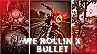 We rollin X Bullet || whatsapp status 🔥🔥|| bullet attitude status|| daku of bikes #viral #viralvideo