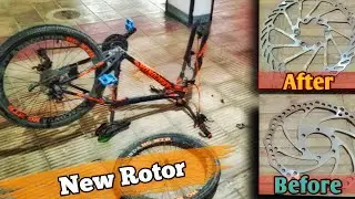 Upgrading My Cycle with a New Rotor! 💥 | আমার সাইকেলে নতুন ডিস্ক প্লেট লাগালাম 😲