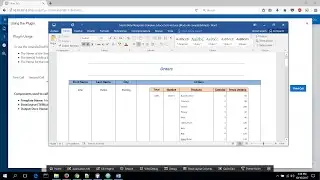 How to use Oracle APEX Dynamic Action Plugin - AmandaDocxPrinterto download report in DOCX Format
