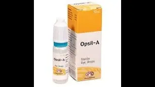 Эффективные капли Opsil-A для глаз от аллергии, сенной лихорадки
