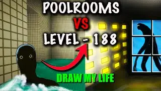 Poolrooms VS Level 188 Backrooms | Draw My Life
