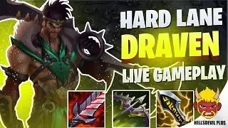 Super Hard Lane With Draven! - Wild Rift HellsDevil Plus Gameplay