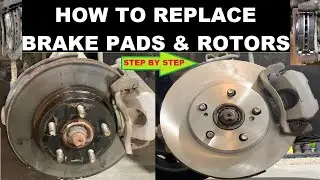 How To Replace Car Brake Pads and Rotors (2008 Toyota Prius Front Passenger Side)