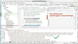 Error inflating class android.support.v4.view.ViewPager | Error android.support.v4.view.ViewPager