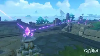 Inazuma Suigetsu Pool relay stone puzzle - Genshin Impact