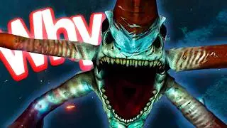 If I get scared, the underwater horror game switches...