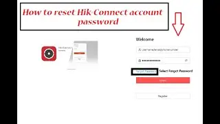 How to reset Hik-Connect account password | how to reset password hikvision DVR / NVR