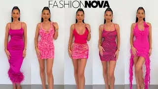 #fashionnova EVERYTHING PINK FASHION NOVA HAUL | BARBIE EDITION