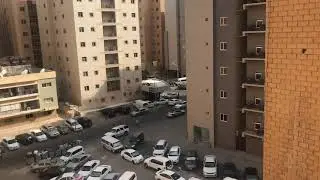 Kuwait Vedio down from building