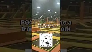 I Went To A TRAMPOLINE PARK In The Backrooms🔑☁️ 