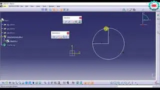 27. Close Arc and Compliment Arc - CATIA Sketcher