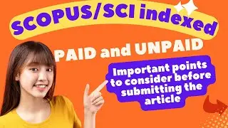 paid and unpaid scopus indexed journals | scopus indexed journals | scopus journals | scopus indexed