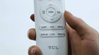 23 Air conditioner remote control demonstration