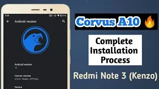 Corvus OS A10.0 ROM for Redmi Note 3 (Kenzo) Android 10