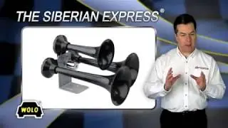 Wolo Siberian Express Truck Air Horn - Black