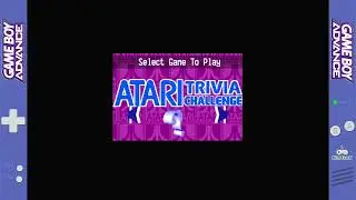 Atari Anniversary Advance Atari Trivia Challenge Nintendo Game Boy Advance | Emulated