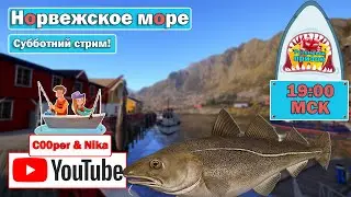Субботний стрим • Стрим с Купером и Вероникой • Норвежское Море • Русская Рыбалка 4