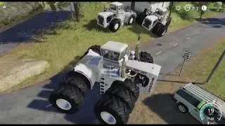 Farming Simulator 19 with mod Big Bud 747