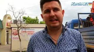 В Керчи сносят ларек по ул. Пролетарской