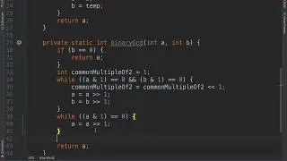 Greatest common divisor - code for Euclids algorithm