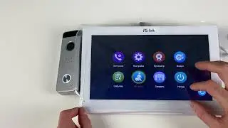 Подключение домофона PS-link PS-130TDP с WiFi модулем, записью на SD карту и сенсорным экраном 10"