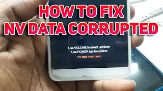 How to Fix NV Data is Corrupted in Xiaomi