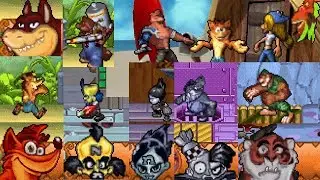 Crash LDT GBA Todos Los Jefes - All Bosses