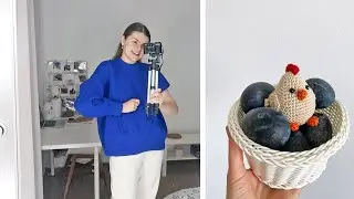 ЭТО УЖЕ ТРЕТИЙ ДЖЕМПЕР КРЮЧКОМ! ПАСХА / КРАСИМ ЯЙЦА /ПРОДОЛЖАЕМ ОБУСТРОЙСТВО