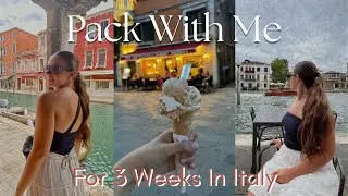 Packing For 3 Weeks In 3 Days!!! Italy Edition 