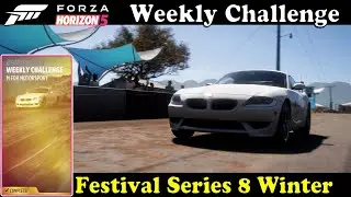 Forza Horizon 5 - Weekly Challenge Winter Forzathon with 2008 BMW Z4 M Coupe | Xbox Series Gameplay