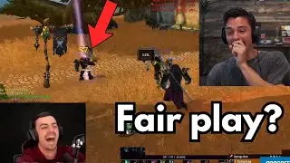 He DINGED while doing a Mak'Gora on Hardcore WoW