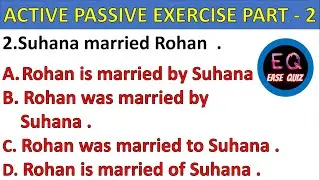 Active and Passive voice Practice set voice mcq exercise Reet ctet 1st grade 2nd grade 3rd grade