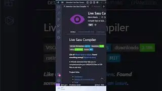 Sass tutorial #scss #css #html #shorts
