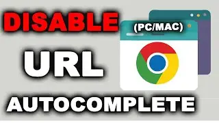 How to disable URL autocomplete in Google Chrome