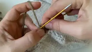 Простая прибавка ( 2 петли из одной)