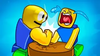 НАМАГАВСЯ ЗДОЛАТИ БОССА ТА ЛУСНУЛИ ОЧІ РОБЛОКС Arm Wrestle Simulator Роблокс Українською