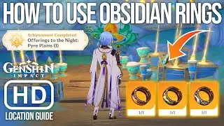 How to Use the Yellow, Green and Azure Obsidian Rings (Location Guide) - Genshin Impact 5.0 Natlan