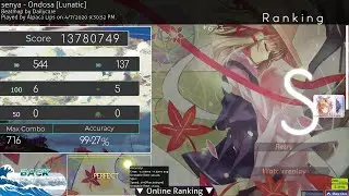 osu! | senya - Ondosa [Lunatic] HDDT FC 342pp (Dailycare)