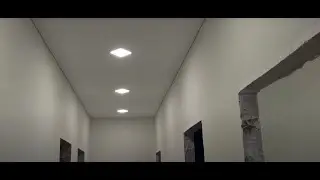 Продолжаем ремонт/установили натяжной потолок/выложили плитку во всём доме