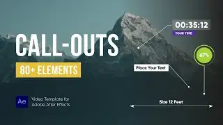 Call Outs Titles for After Effects